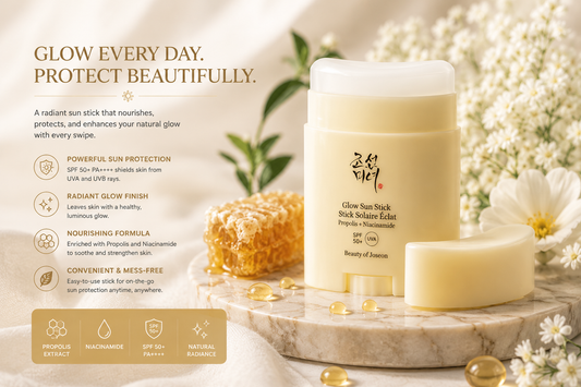 Beauty of Joseon Glow Sun Stick SPF50+ PA++++ – Propolis + Niacinamida