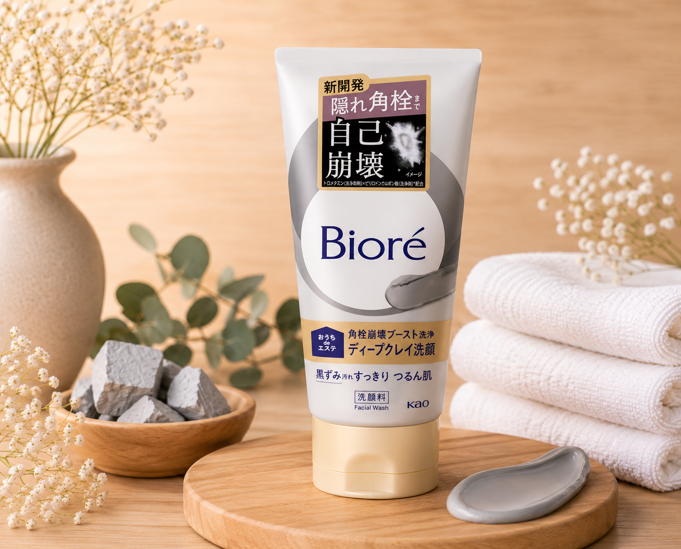 Bioré Deep Clay Facial Wash – Limpeza Profunda com Argila