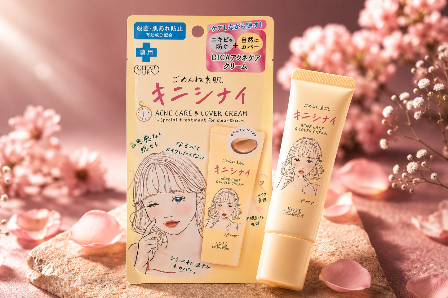 Kose Cosmeport Clear Turn Acne Care & Cover Cream