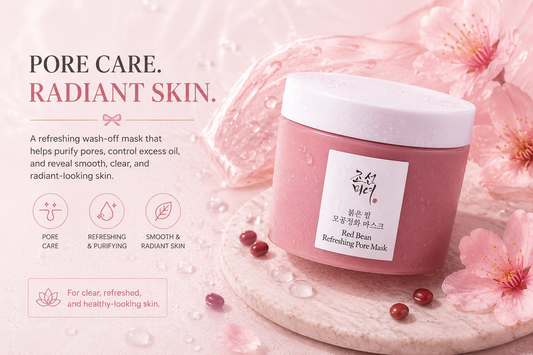 Beauty of Joseon Red Bean Refreshing Pore Mask – Máscara Facial Purificante de Feijão Vermelho