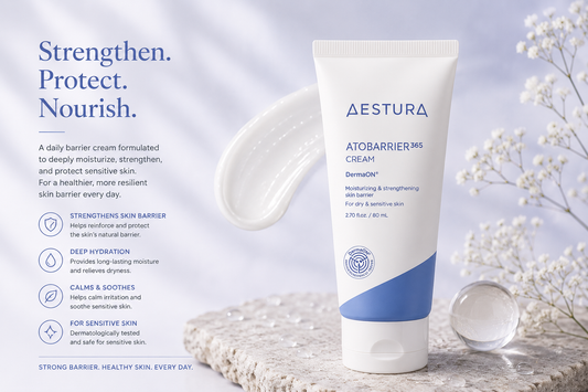 AESTURA Atobarrier 365 Cream - Creme Hidratante Reparador para Pele Sensível